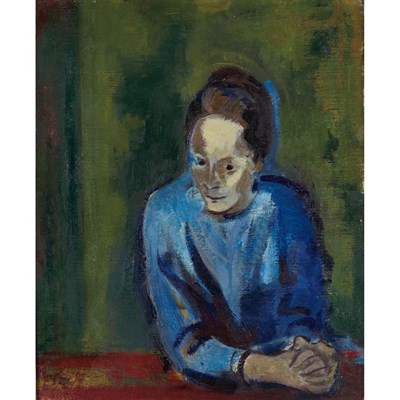 Lot 64 - Joseph Floch Austrian, 1895-1977 Woman in a...