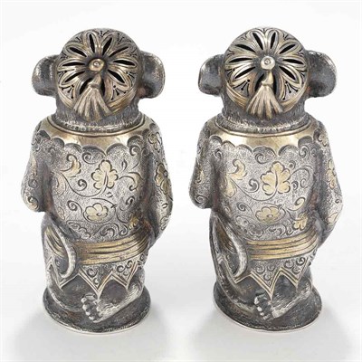Lot 219 - Pair of Victorian Silver and Silver Gilt...
