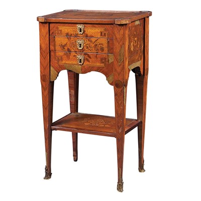 Lot 289 - Louis XVI Gilt-Bronze Mounted Tulipwood...