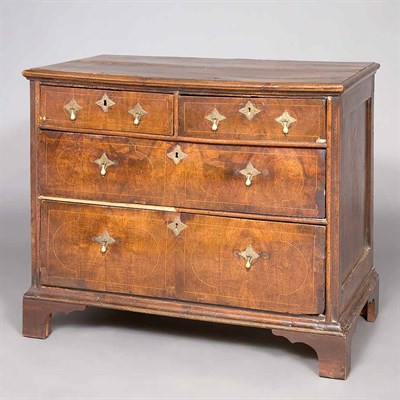 Lot 159 - William and Mary Inlaid Walnut Chest of...
