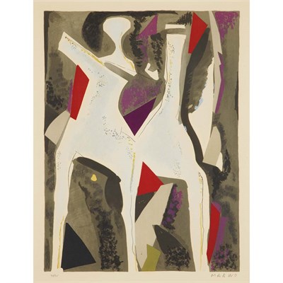 Lot 420 - Marino Marini (1901-1980) PERSONNAGES DU SACRE...