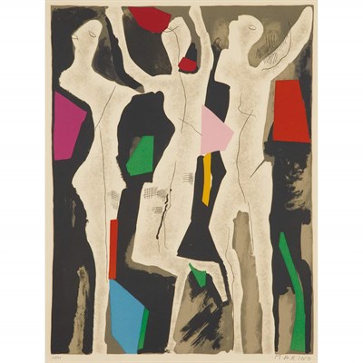 Lot 422 - Marino Marini PERSONNAGES DU SACRE DU...