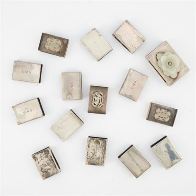 Lot 356 - Miscellaneous Group of Twelve Cartier Sterling...
