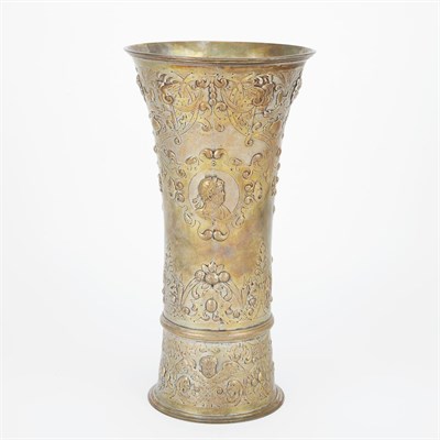 Lot 316 - Continental Silver Beaker Vase 19th Century...