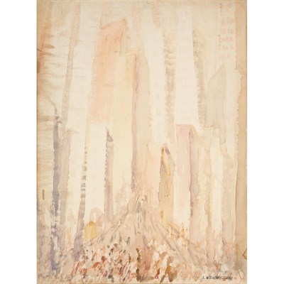 Lot 57 - Abraham Walkowitz American, 1878-1965 New York...