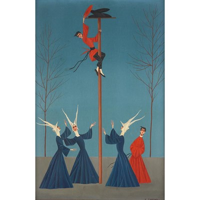 Lot 11 - Veniero Canevari Italian, 1926-1988 The Hat...