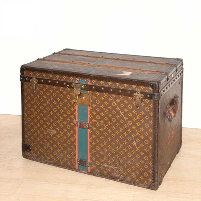 Lot 131 - Louis Vuitton Monogrammed Leather Trunk Height...