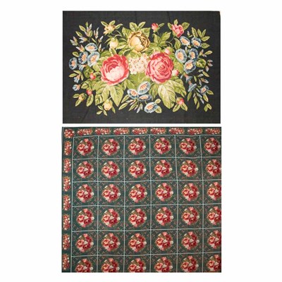 Lot 617 - Two Needlepoint Rugs Comprising a Chinese...
