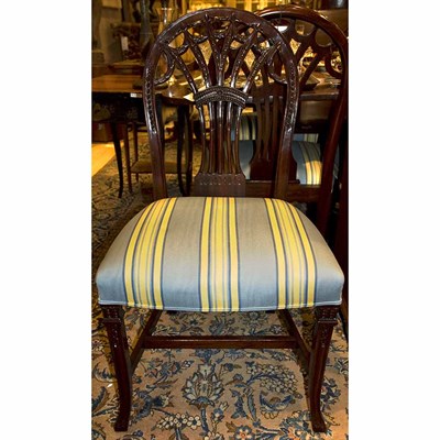 Lot 521 - Set of Twelve George III Style Mahogany Dining...