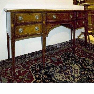 Lot 419 - George III Style Mahogany Sideboard Height 36...