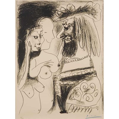 Lot 473 - Pablo Picasso LE VIEUX ROI (B. 869) Lithograph,...