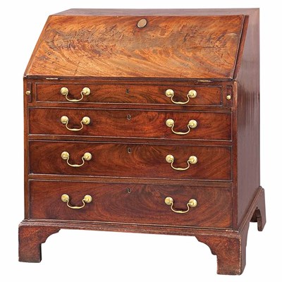 Lot 369 - George III Mahogany Slant Front Desk Circa...
