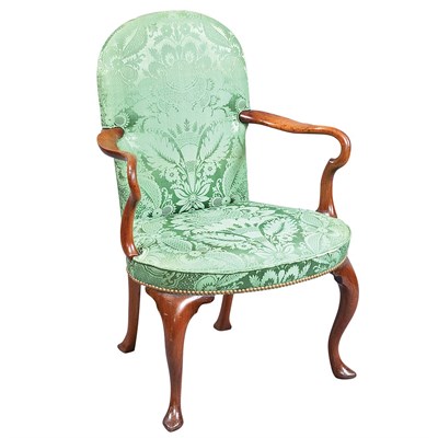 Lot 292 - George II Walnut Armchair Second quarter of...