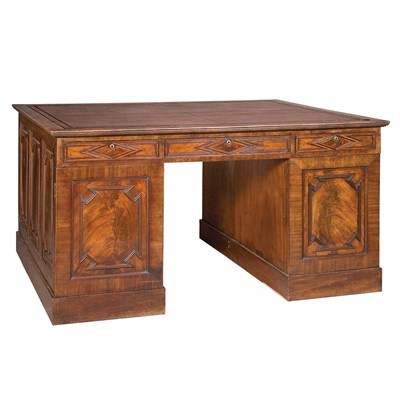 Lot 562 - Victorian Mahogany Partner's Desk The...