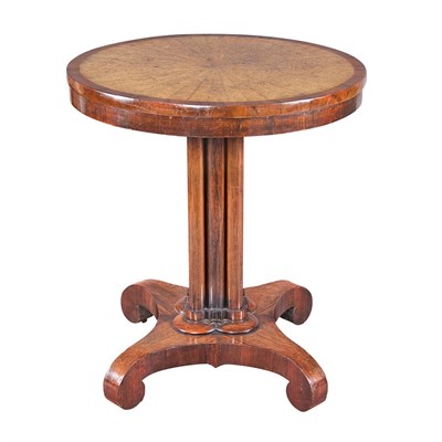 Lot 550 - George IV Rosewood and Thuya Wood Tilt-Top...