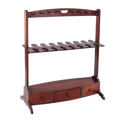 Lot 483 - Regency Mahogany Boot Rack Circa 1815 The...