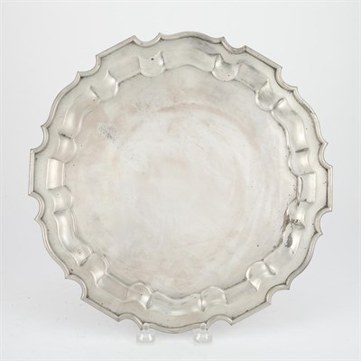 Lot 292 - Sterling Silver Tray Retailed by Udall &...
