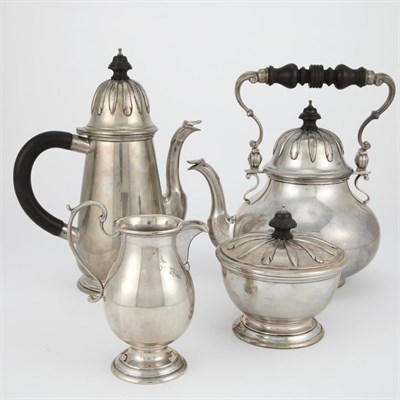 Lot 320 - Howard & Co. Sterling Silver Four-Piece Tea...