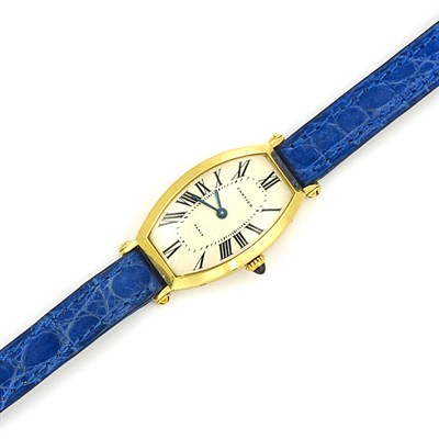 Lot 582 - Lady's Gold Wristwatch, Cartier