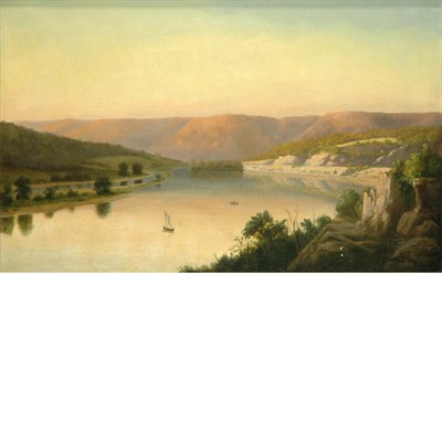 Lot 53 - American/Continental School 19th Century River...