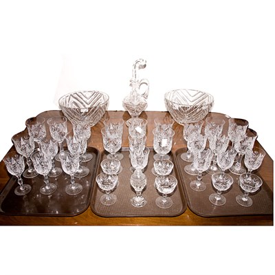 Lot 364 - Pressed Glass Stemware Service Approximately...