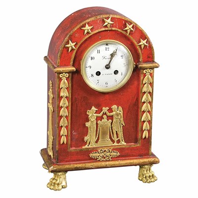 Lot 116 - Empire Style Gilt-Metal Mounted Faux Rouge...