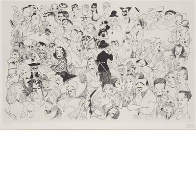 Lot 346 - Al Hirschfeld (1903-2003) MOVIELAND Lithograph...