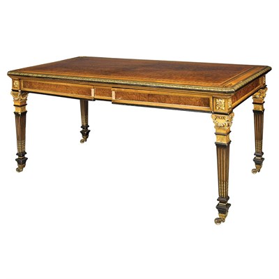 Lot 134 - Empire Style Gilt-Bronze Mounted and Marquetry...
