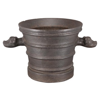 Lot 172 - Continental Baroque Cast Iron Mortar 16th/17th...
