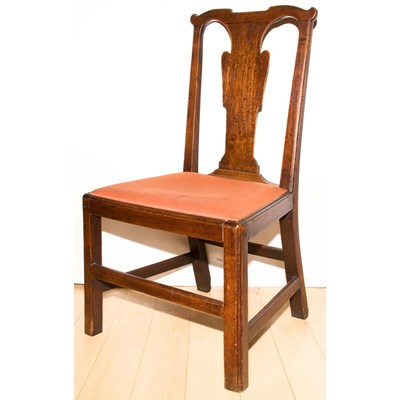 Lot 158 - George II Oak Side Chair