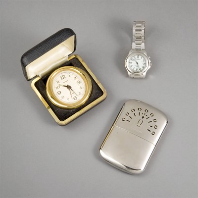 Lot 165 - Fossati Stainless Steel Wristwatch; Together...