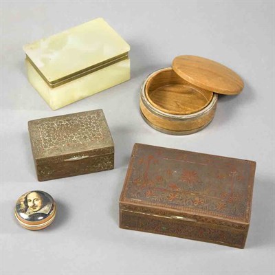 Lot 224 - Group of Five Dresser Boxes
