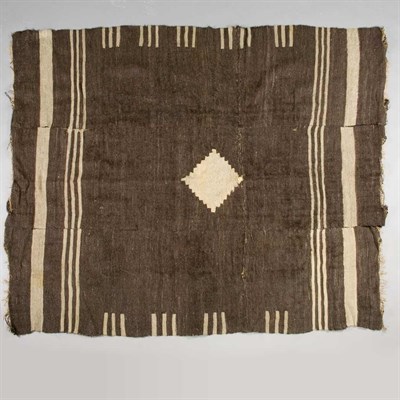 Lot 186 - Flatwoven Blanket Possibly Native American 5...