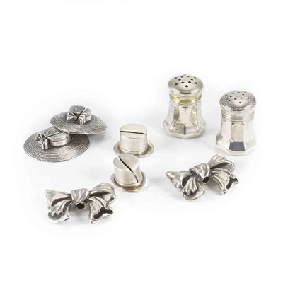 Lot 346 - Group of Sterling Silver Table Articles...