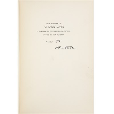 Lot 227 - FAULKNER, WILLIAM Go Down, Moses and Other...
