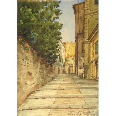 Lot 144 - B. Bighetti Italian, 20th Century Cobblestone...