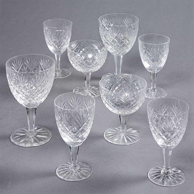 Lot 153 - Set of Webb Corbett Glass Stemware...