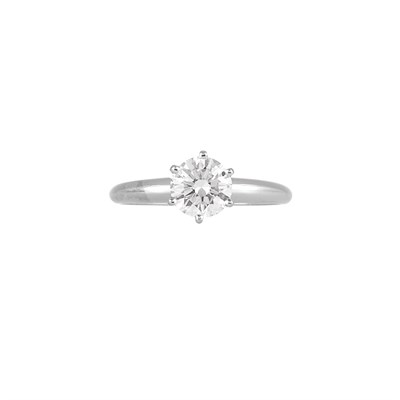 Lot 176 - White Gold and Diamond Ring