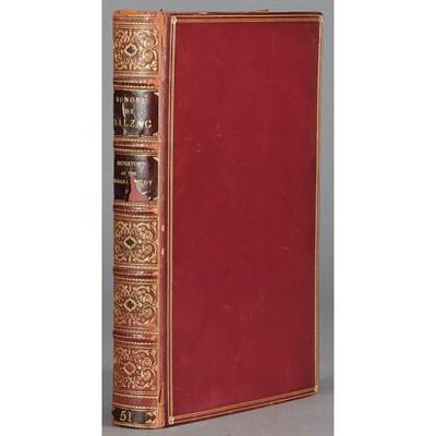 Lot 229 - [FINE BINDINGS] BALZAC, HONORE DE. Works....