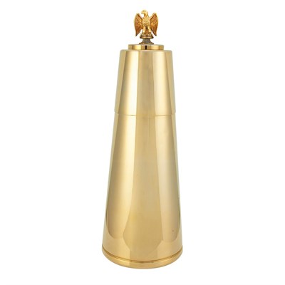 Lot 215 - Gold-Plated Metal Cocktail Shaker, Napier