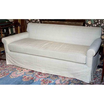 Lot 120 - Upholstered Sofa Length 7 feet.