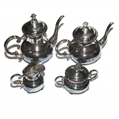 Lot 339 - Eigen Ferner Sterling Silver Four-Piece Tea...
