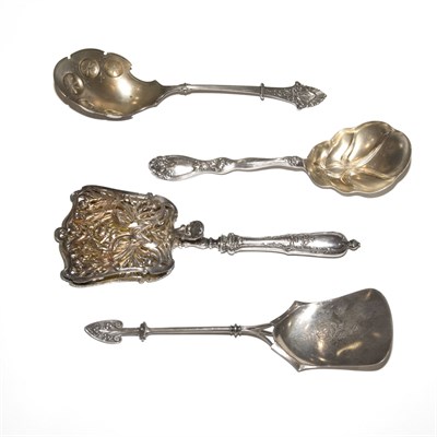 Lot 348 - Group of Eight Sterling Silver Serving Pieces...