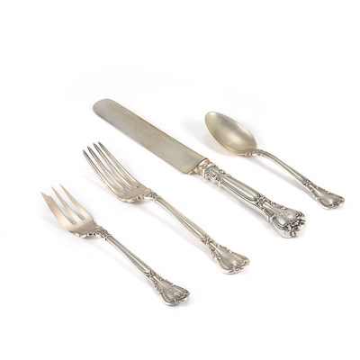 Lot 373 - Gorham Sterling Silver Flatware Service In the...