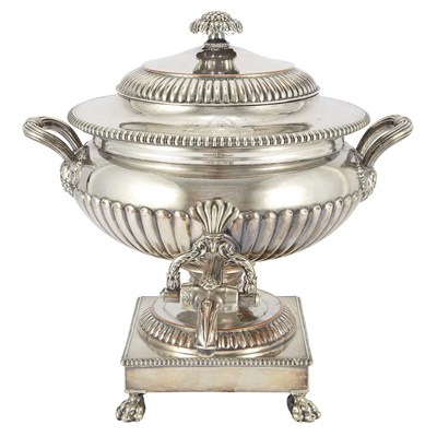 Lot 1358 - Sheffield Silver Plated Hot Water Urn 19th...