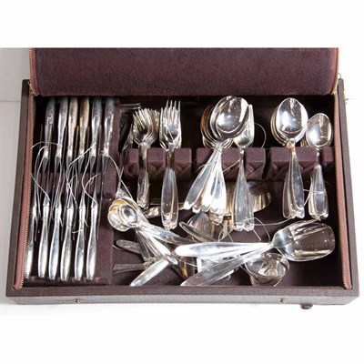 Lot 328 - David Anderson 830 Quality Silver Flatware Set...
