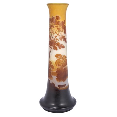 Lot 367 - Galle Acid Etched Cameo Glass Vase Circa 1900...