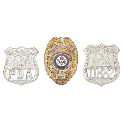 Lot 320 - Three Police Badges