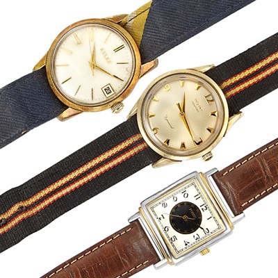 Lot 323 - Three Gentleman's Wristwatches