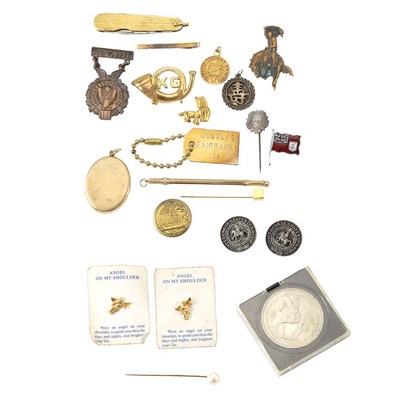 Lot 324 - Group of Assorted Medals, Coins and Pins